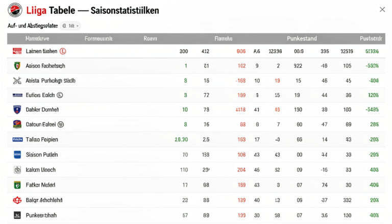 3. Liga Tabelle