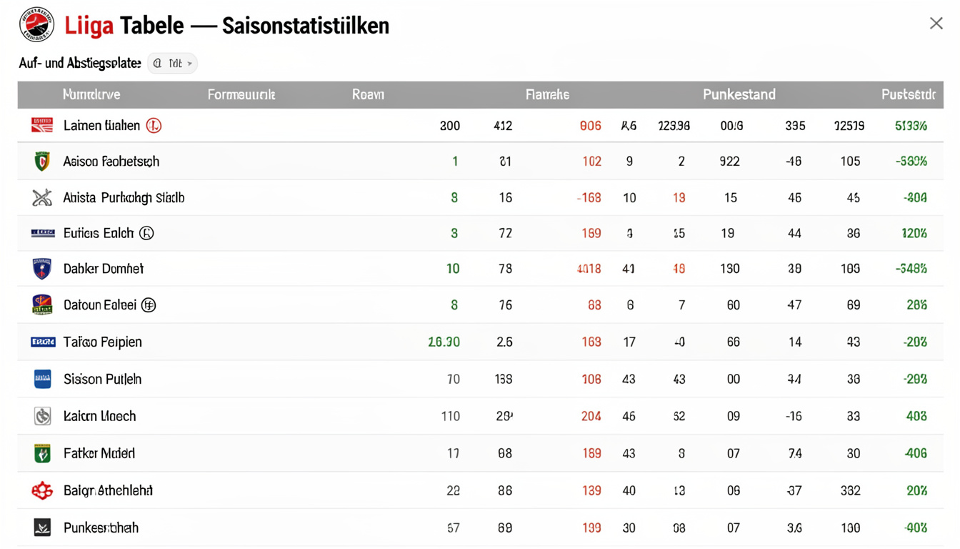 3. Liga Tabelle